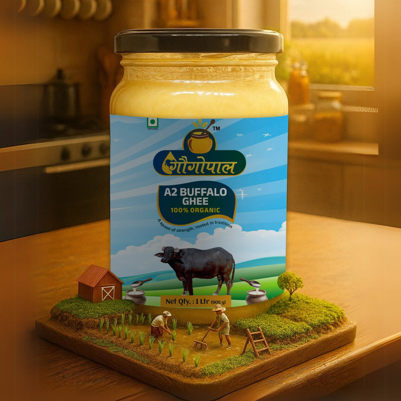 Organic Pure A2 Buffalo Ghee 500 ML