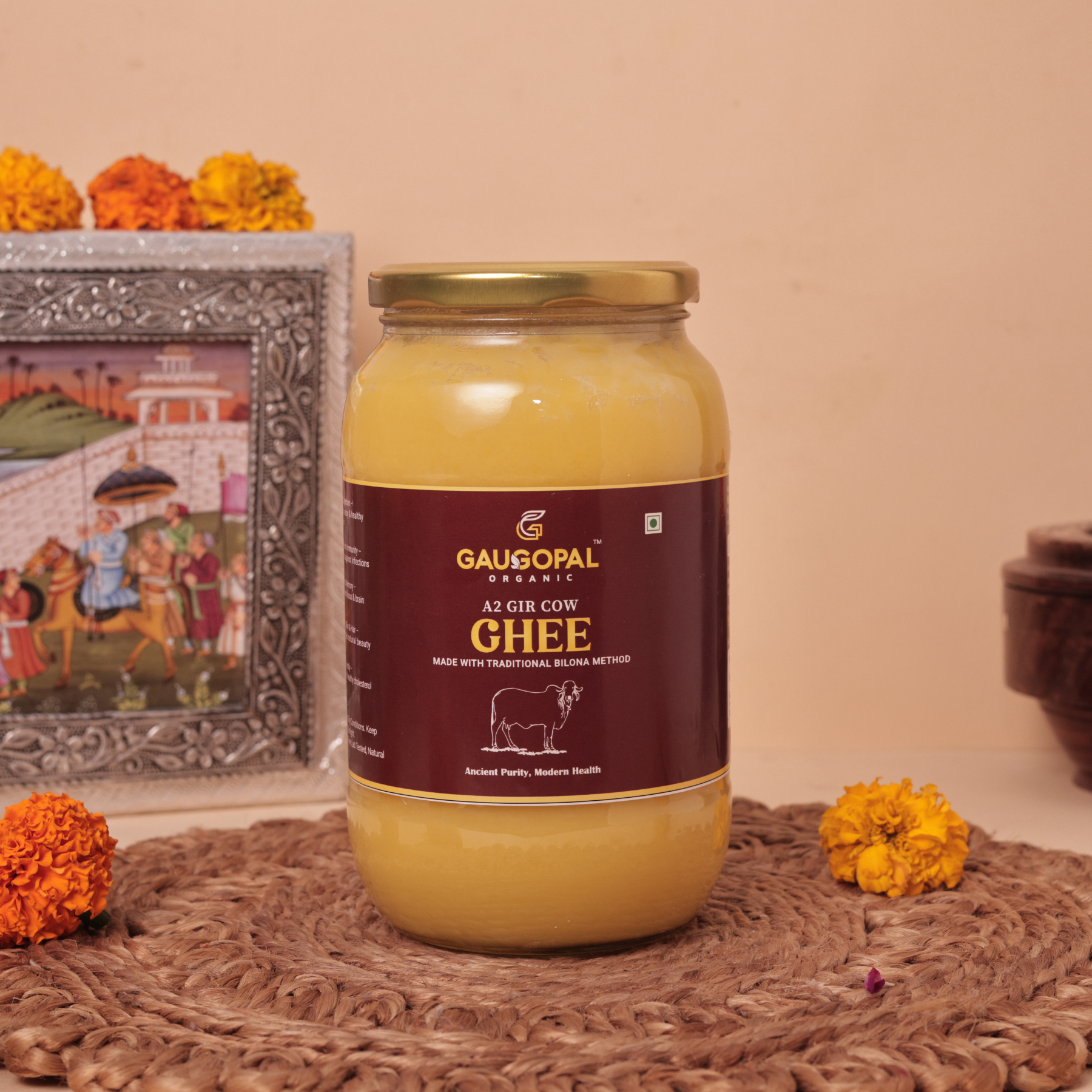 Traditionally Bilona A2 Gir Cow Ghee 100%Pure & Fresh