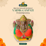 Eco Ganpati Murti – Made from Pure Gir Cow Dung
