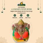 Eco Ganpati Murti – Made from Pure Gir Cow Dung