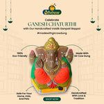 Eco Ganpati Murti – Made from Pure Gir Cow Dung