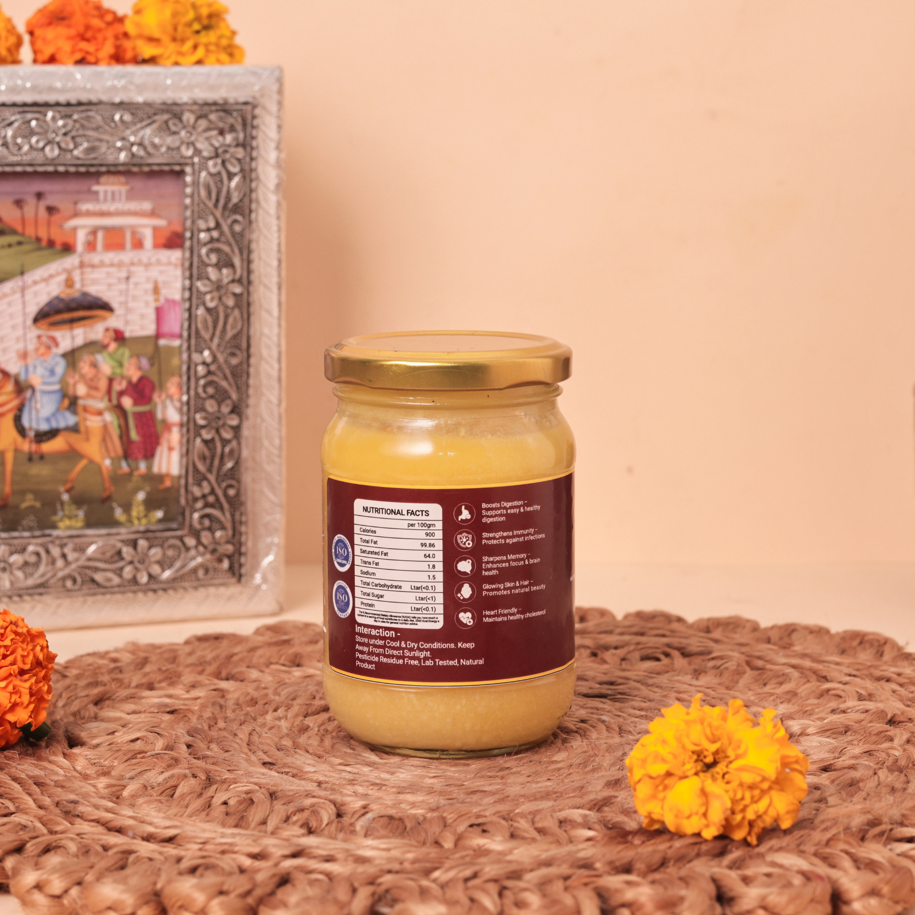 Traditionally Bilona A2 Gir Cow Ghee 100%Pure & Fresh