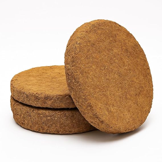 Organic Cow dung Handmade for Daily Pooja (20 Pieces)