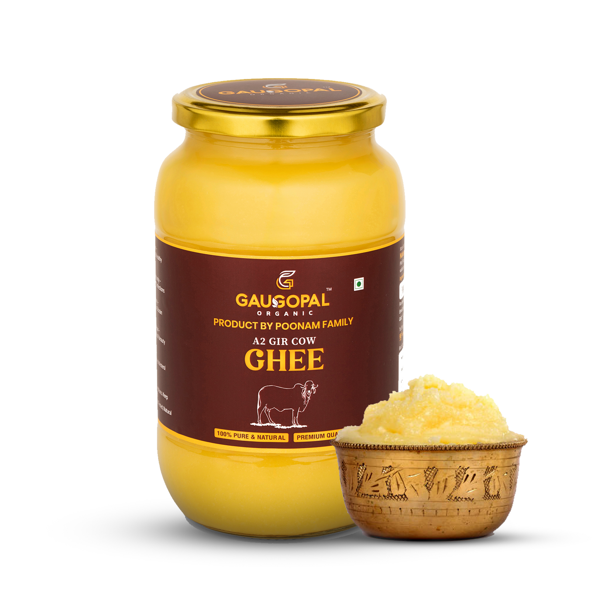 Traditionally Bilona A2 Gir Cow Ghee 100%Pure & Fresh