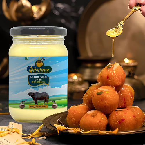 Organic Pure A2 Buffalo Ghee 1 Litre