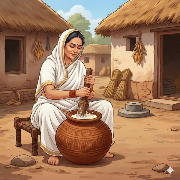 Traditional Churning