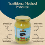 Pure Organic Method A2 Gir Cow Ghee 500 ML