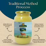 Pure Organic Method A2 Gir Cow Ghee 1 Litre